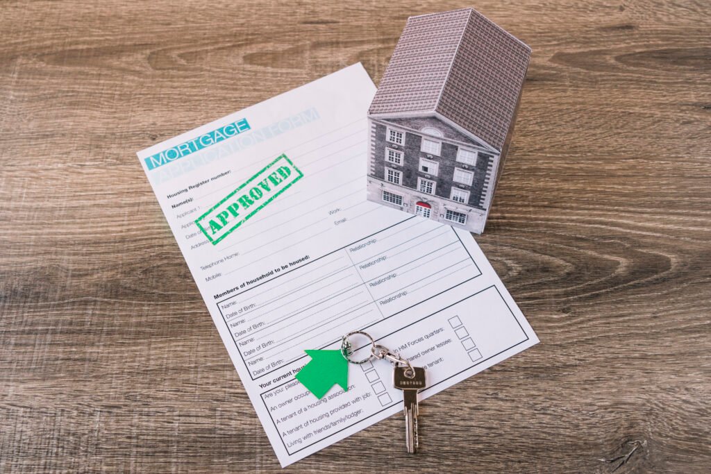 "A real estate professional or legal expert explaining the property registration process and documents like the Sale Deed and Encumbrance Certificate to a homebuyer in an office."