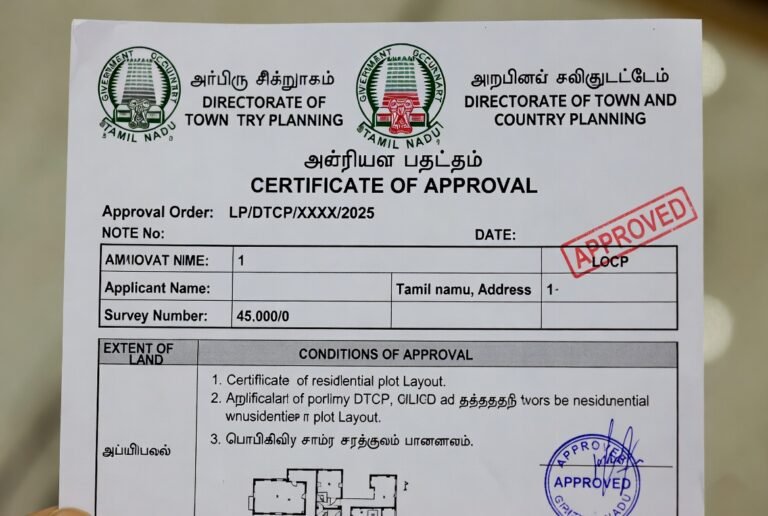 சென்னையில் மனை விற்பனைக்கு DTCP அங்கீகாரம் முக்கியமா?