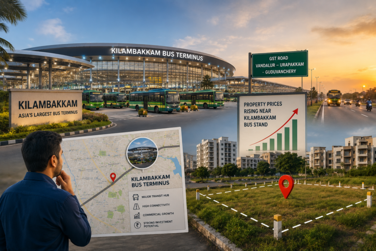 Are Property Prices Rising Near Kilambakkam Bus Stand?