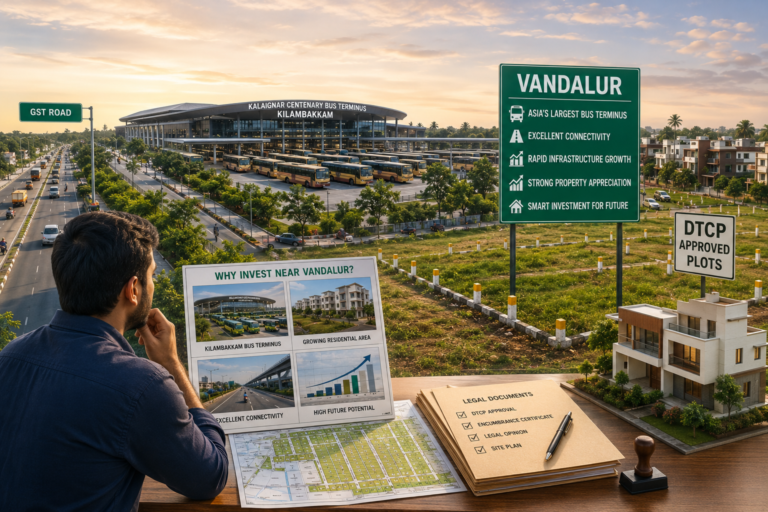 Is Investing in Plots Near Vandalur Bus Stand a Smart Future Decision?