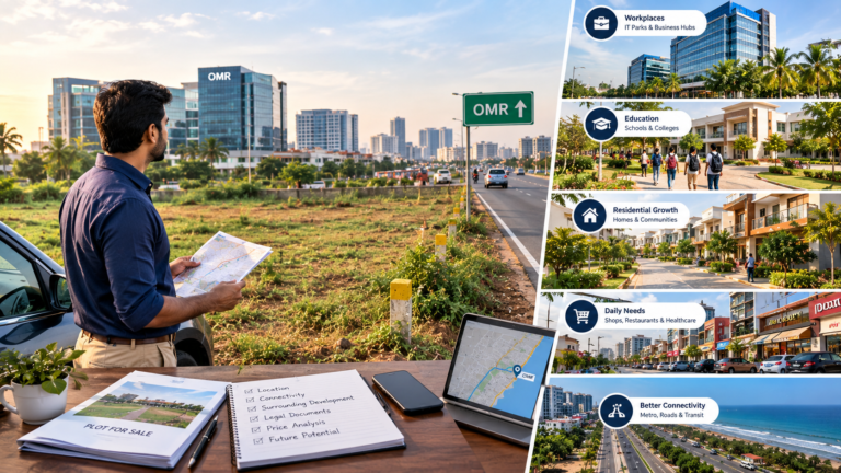 What Are the Benefits of Buying Plots near OMR?